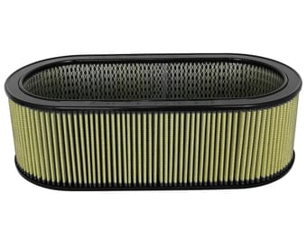 afe magnumflow air filters round racing pg7 a/f pg7 oval filter (18.13 x 7.25 x 6.0 w/em) 18-87001 - image