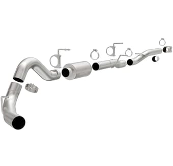 magnaflow 01-07 chevy / gmc 2500hd / 3500 diesel 6.6l 4in pro sys single side exit catback 18931 - image