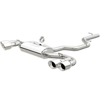 magnaflow 09-11 audi tts quattro 2.0l turbocharged/s models/awd ss catback performance exhaust 16491 - image