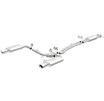 magnaflow cat-back 15-16 lincoln mks 3.7l v6 2.25in ss polished tip 19127 - image