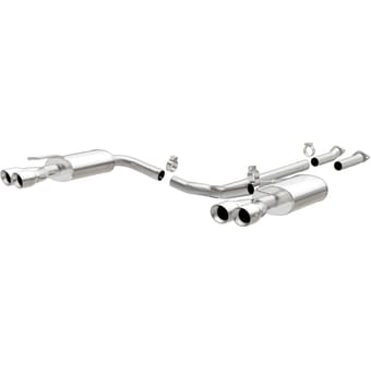 magnaflow cat-back 11-15 kia optima 2.0l/2.4l sport ss 2.25in quad split rear 4.5in tips 19237 - image