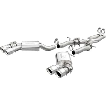magnaflow 16-22 chevy camaro 6.2l v8 competition cat back w/ quad polished tips 19265 - image