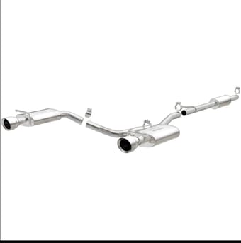 magnaflow cat-back 2016 ford explorer 3.5l v6 2.5in ss dual outlet 19274 - image