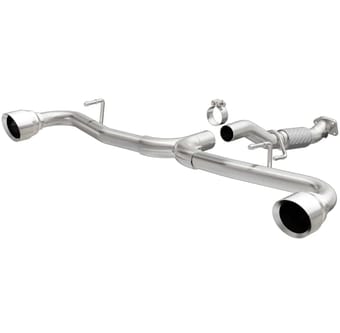 magnaflow cat-back 15-22 alfa romeo 4c 1.7l ss 2.5in dual split rear 4.in tips 19292 - image