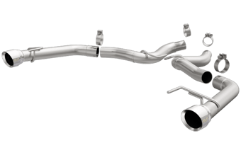 magnaflow 15-17 ford mustang 5.0l axle back performance exhaust system 19344 - image