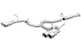 magnaflow 15-17 subaru wrx sti 2.5l stainless cat-back performance exhaust system 19361 - image