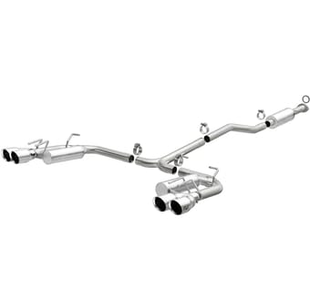 magnaflow 18-22 toyota camry gse 3.5l street series cat-back exhaust w/polished tips 19411 - image