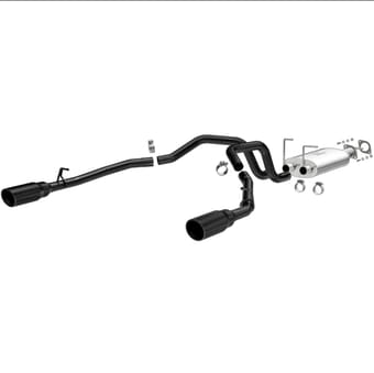magnaflow 2019 ram 1500 v8 5.7l (excl. tradesman) black coated 3in 409ss cat-back exhaust system 19430 - image