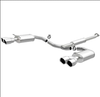 magnaflow 15-19 hyundai sonata l4 2.0l 2.5in pipe dia street series cat-back exhaust 19457 - image