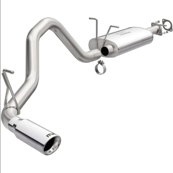 magnaflow 2019 ram 1500 3.6l street series cat-back exhaust rear side exit w/polished tip 19461 - image