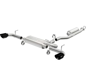 magnaflow 19-22 toyota rav4 street series cat-back performance exhaust system- dual rear exit- black 19500 - image