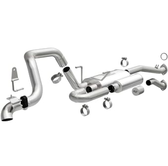 magnaflow 96-02 toyota 4runner overland series cat back performance exhaust 19538 - image