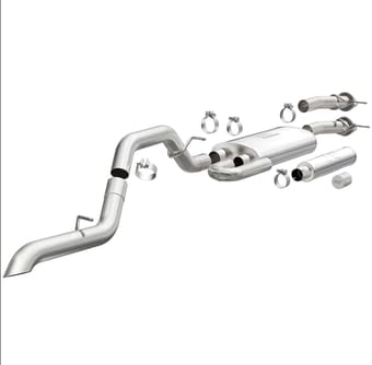 magnaflow stainless overland cat-back exhaust 15-21 chevy colorado/ 15-22 gmc canyon 19569 - image