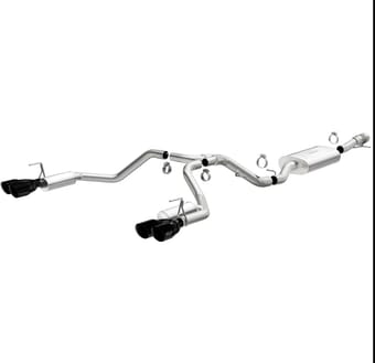 magnaflow 21-22 gmc yukon v8 6.2l street series cat-back performance exhaust system 19580 - image