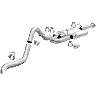 magnaflow stainless overland cat-back exhaust 16-21 toyota tacoma 19583 - image