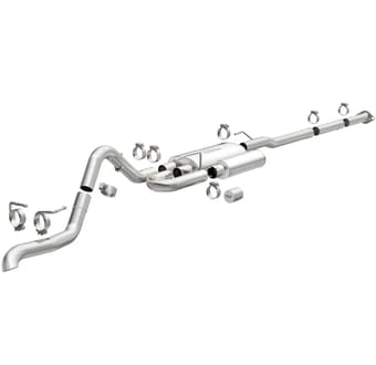 magnaflow stainless overland cat-back exhaust 05-15 toyota tacoma v6 4.0l 19585 - image