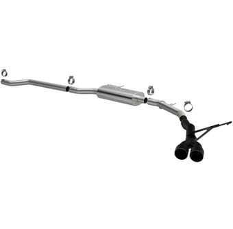 magnaflow 2022 ford maverick street series ss cat-back exhaust 2.5in tubing- black tip 19597 - image