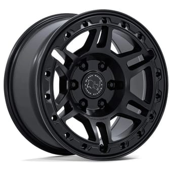 20x9 black rhino br039 vanguard matte black 5x130 15mm - image