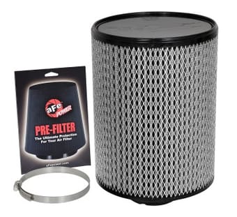 afe magnumflow pro dry s air filter 4in f x 8-1/2in b x 8-1/2in t x 11in h 21-90058-wp - image