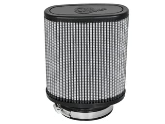 afe magnum flow pro dry s universal air filter 3.5in flange 5.75x5in base 6x2.75in top 6.5in height 21-90096 - image