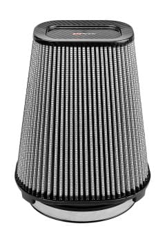 afe magnumflow pro dry s air filter (7.5x5.5in) f x (9x7in) b x (5.75x3.75in) t (carbon) x 10in h 21-90110-cf - image