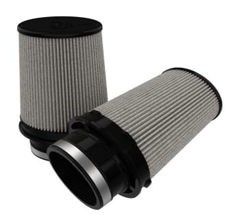 afe black series replacement filter w/ pro dry s media 4.5x3in fx6x5in bx5x3-.75 tx7in h - (pair) 21-90111-ma - image