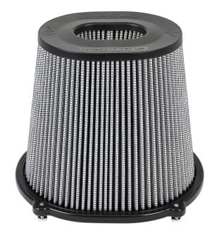 afe quantum pro dry s air filter inverted top - 5in flange x 8in height - dry pds 21-91132 - image