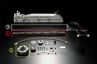 hks rb26dett vcam system unit assy variable 50 degree range 22999-an005 - image