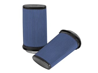 afe momentum replac air filter w/pro 5r media (pair) 5x2.25in f/6.25x3.75in b/5.25x2.25in t/11in h 24-90109-ma - image