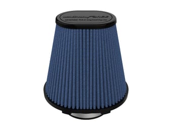 afe magnumforce intake replace air filter w/pro5r med 4in f x 7.75x6.5in b x 4.75x3.5in t x 7in h 24-90115 - image