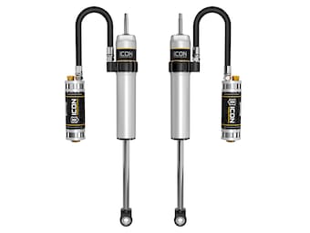 icon 2005-2023 toyota tacoma, 6" lift, rear, 2.5 vs remote reservoir w/ cdcv shocks, pair 57806cp - image