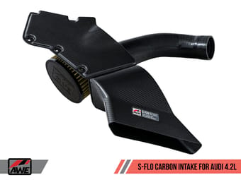 awe tuning b8 s5 4.2l s-flo carbon intake 2660-13032 - image
