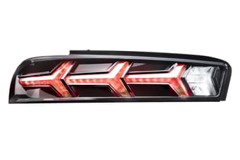 morimoto xb led tails: chevrolet camaro (16-18) (pair / lambo / red) lf400 - image