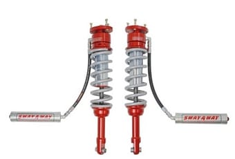 afe sway-a-way 3.0in front coilover kit 2017 ford f-150 raptor v6-3.5l (tt) w/remote reservoirs 301-5000-02 - image