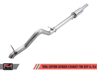 awe tuning 18-22 jeep wrangler jl/jlu 3.6l trail edition cat-back exhaust 3015-21003 - image