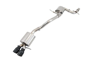awe tuning 11-18 vw mk6 gli 2.0t - mk6 jetta 1.8t touring edition exhaust - polished silver tips 3015-22058 - image
