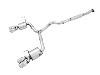 awe tuning 15-21 subaru wrx va sedan touring edition exhaust - chrome silver tips (102mm) 3015-42098 - image