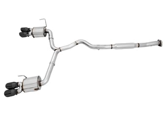 awe tuning 15-21 subaru wrx va sedan touring edition exhaust - diamond black tips (102mm) 3015-43102 - image