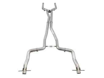 awe tuning 19-20 mercedes-benz c63/s amg coupe (w205) track edition exhaust - no tips 3020-11035 - image