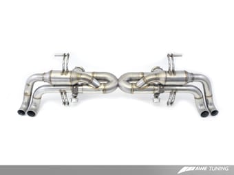 awe tuning 09-12 audi r8 v10 coupe switchpath exhaust 3025-31012 - image