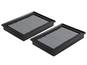 afe magnum flow pro dry s oe replacement filter (pair) 17-19 infiniti q60 v6 3.0 (tt) 31-10271-ma - image