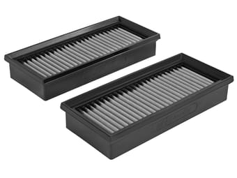 afe magnum flow pro dry s oe replacement filter 15-19 mercedes c63 amg 4.0l tt (pair) 31-10289-ma - image