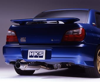 hks silent hi-power gdb/gda/gga ej20 turbo 31019-af023 - image