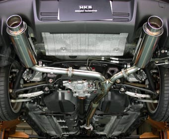 hks silent hi-power cz4a 4b11mitsubishi lancer evo10 31019-am010 - image