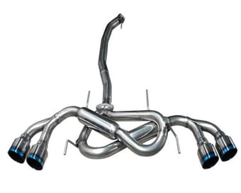 hks gtr legamax nissan gtr r35 tig welded exhaust system 31021-an010 - image