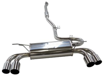 hks 10+ hyundai genesis 2.0l turbo legamax premium rear section exhaust & center pipe set 31021-kb001 - image