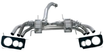 hks nissan r35 gt-r 3stage exhaust system 31025-an006 - image