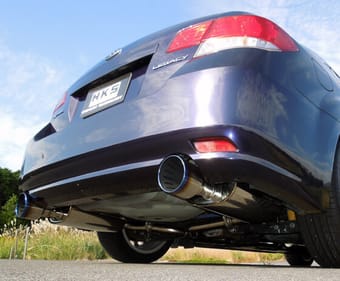 hks super turbo muffler subaru legacy bm9 31029-af007 - image