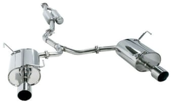 hks super turbo muffler levorg vm4 fb16 31029-af010 - image