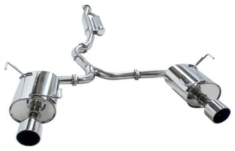 hks super turbo muffler vag subaru wrx s4 31029-af012 - image